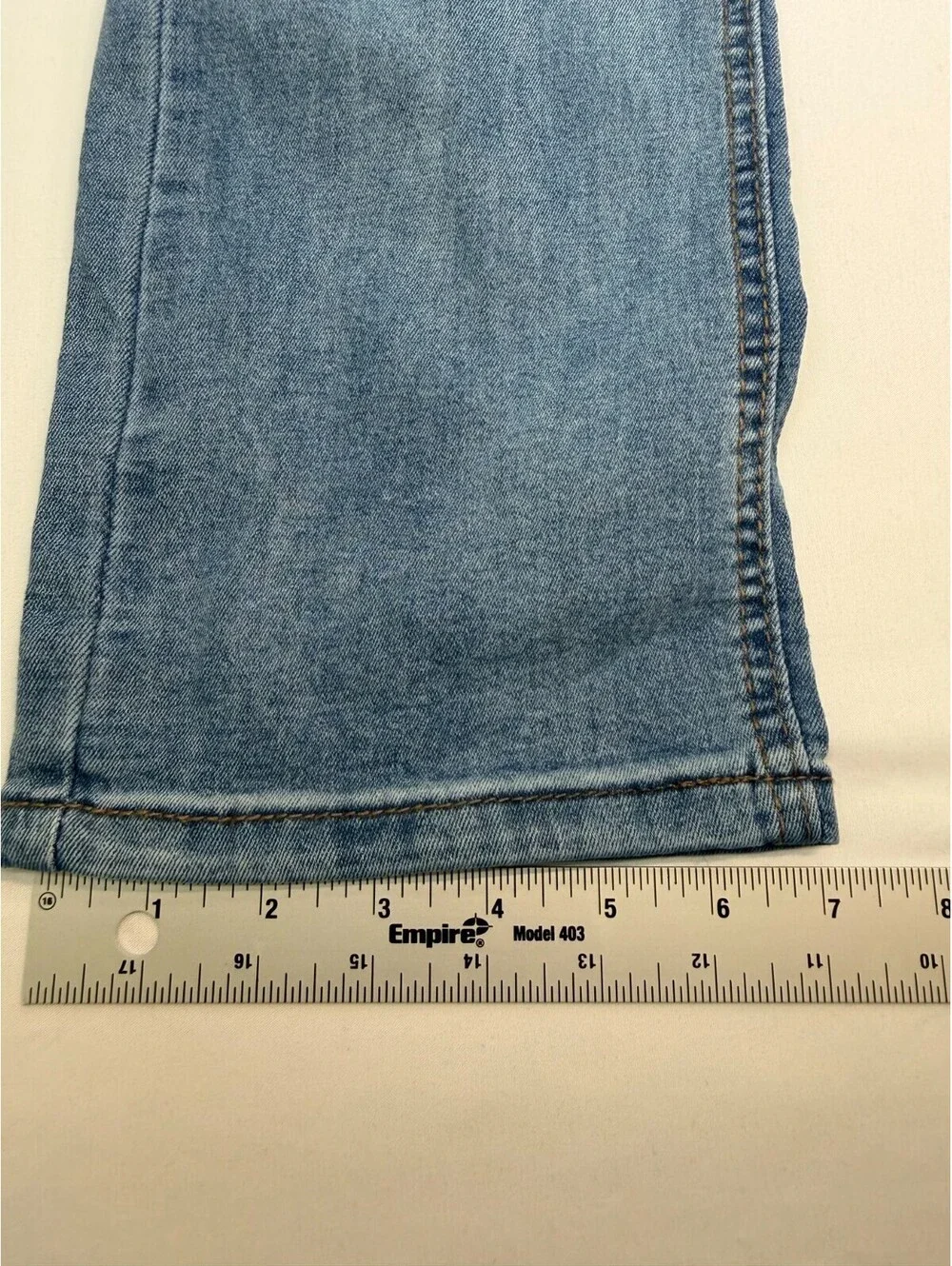 Steve's Jeans Men's Jeans Bootcut Low Rise Medium Wash Solid Size 36/32 Blue